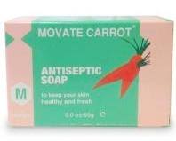 Movate Carrot Antispetic Soap 3 oz movate