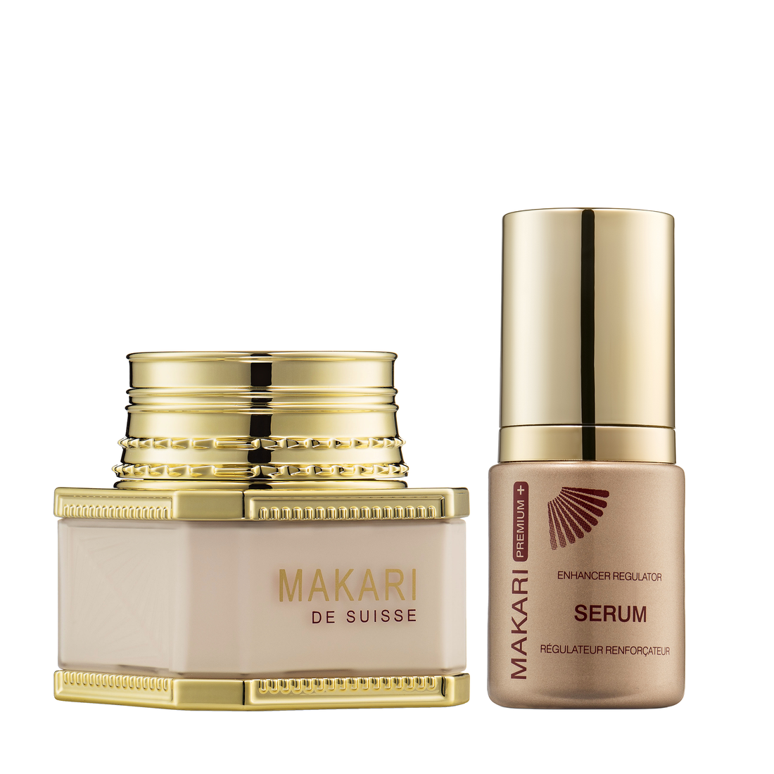 Makari MuMakari PREMIUM+ Duo Pack (Whitening Cream 3.38oz/ &amp; Serum 1.01oz) Makari
