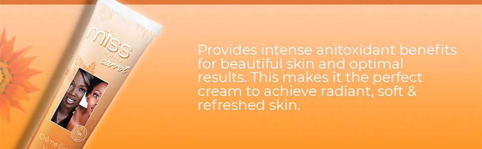 Fair and White Miss Carrot Brightening Cream for Face - 1.7 Fl oz / 50 ml Miss White