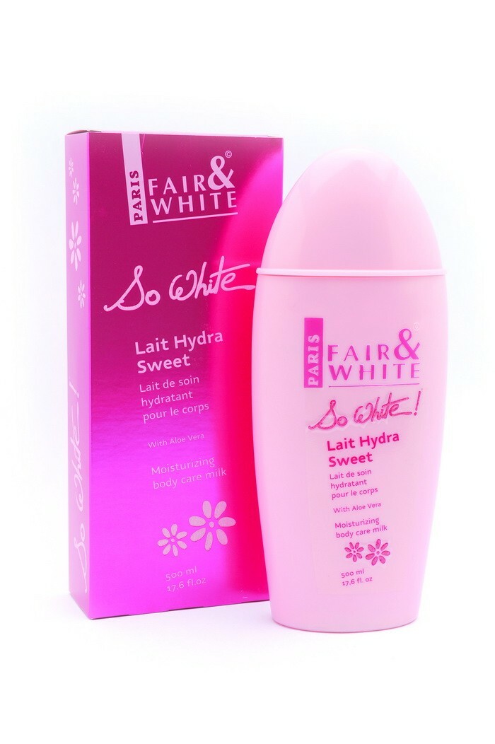 Fair &amp; White So White Brightening and Moisturizing Body Milk 500 ml Fair &amp; White So White