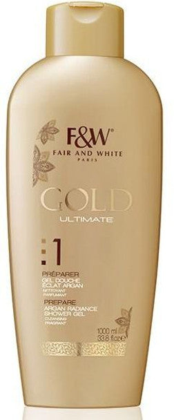 Fair &amp; White Argan Radiance Body Wash| GOLD Fair &amp; White Gold