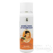 H20 Natural Papaya Lightening Body Milk Lotion 16.9 oz / 500 ml H20