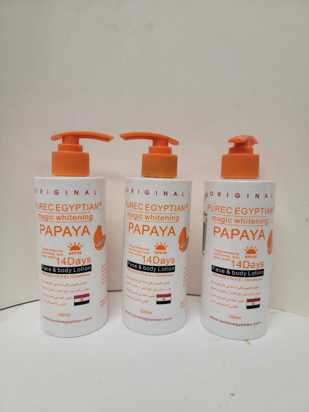 Purec egyptian magic papaya face & body lotion (3 pack) PURE EGYPTIAN MAGIC