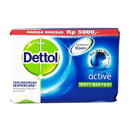 Dettol Anti-bacterial Bar Soap Active - (12 Pack) Dettol