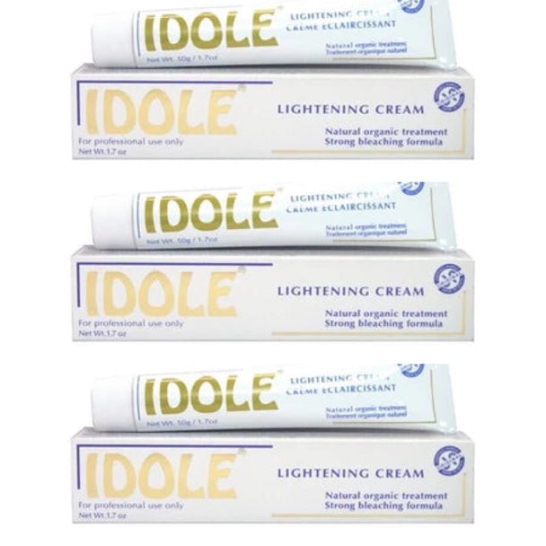 IDOLE Natural Organic Treatment Lightening Cream (Pack of 3) idole