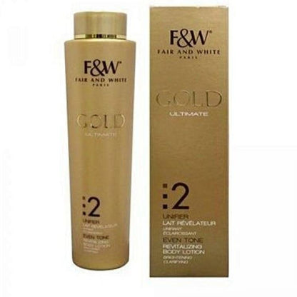 Fair &amp; White Gold 2 Maxi Tone Body Lotion - Rejuvenates Skin - 350ml / 11.8 fl oz Fair &amp; White Gold