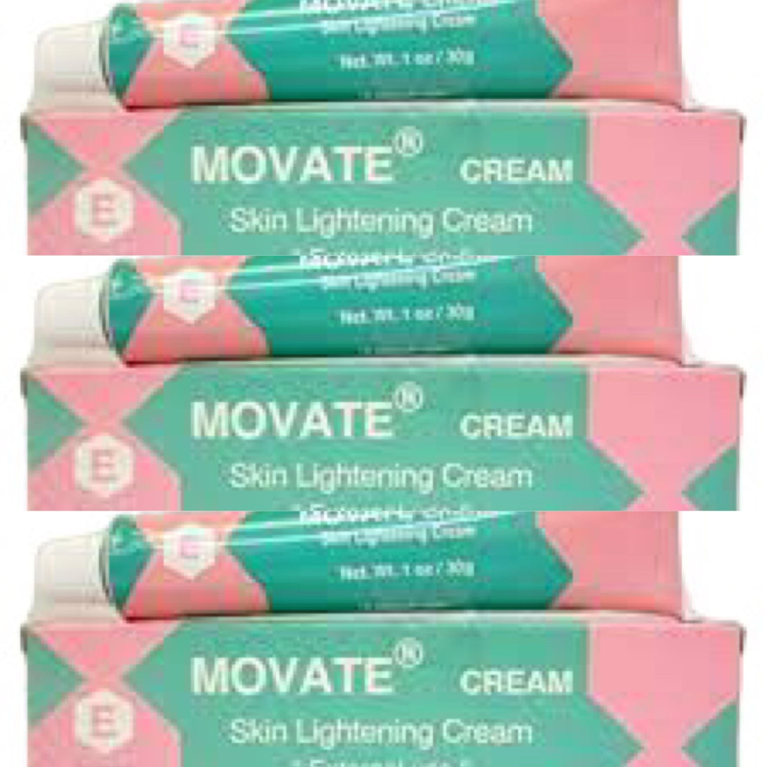 MOVATE  Movate Lightening Cream 30g Tube (3 Pack) movate