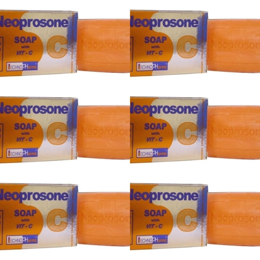 Neoprosone Vit C Soap 3 oz / 85 g (6 PACK) neoprosone