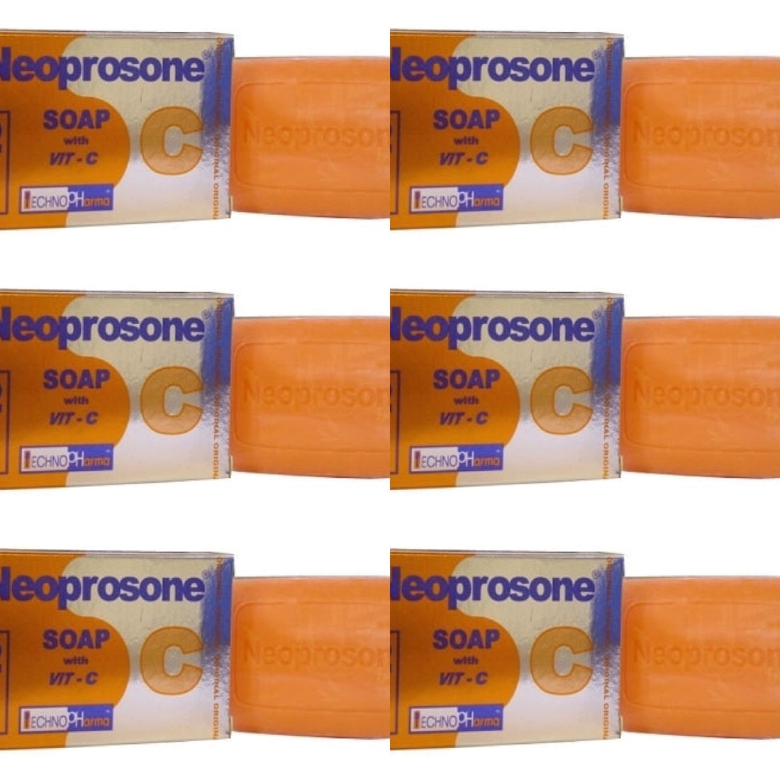 Neoprosone Vit C Soap 3 oz / 85 g (6 PACK) neoprosone