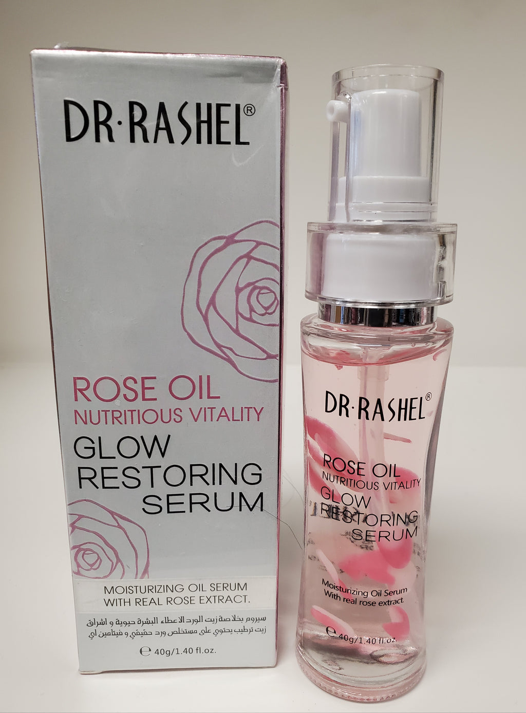 DR RASHEL ROSE OIL NUTRITIOUS VITALITY GLOW RESTORING SERUM RoyalGlow Organics