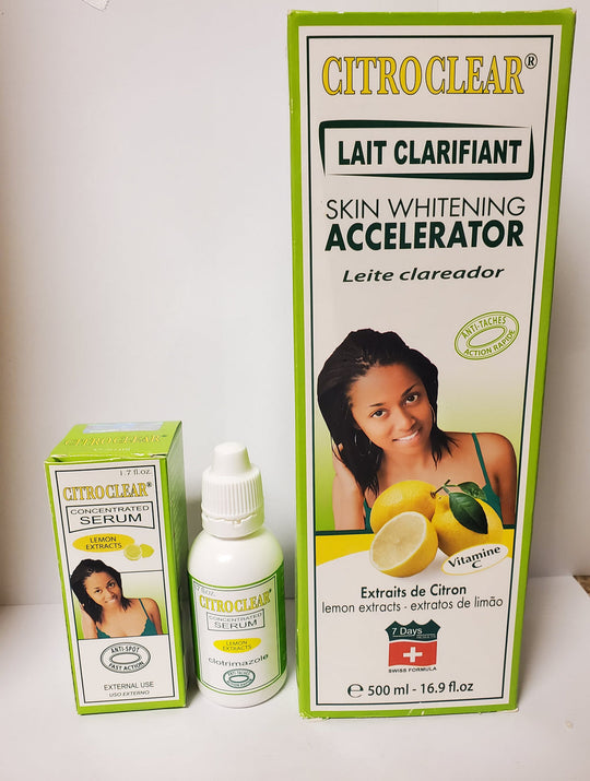 Citro Clear Skin Whitening Lotion + Serum Niuma