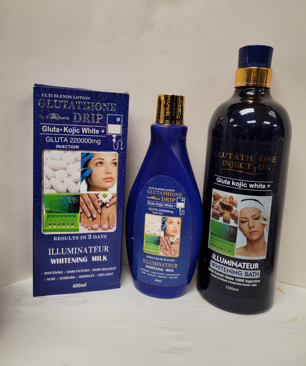 Glutathione Drip whitening Body Milk &amp; shower gel Glutathione Drip