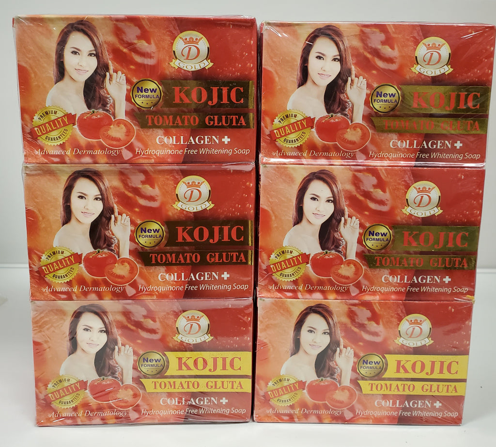 KOJIC TOMATO GLUTA COLLAGEN 7DAYS WHITENING SOAP KOJIC CLEAR