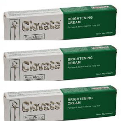 Clovate Litening Tube Cream 1.76 oz / 50 ml pack of 3 clovate