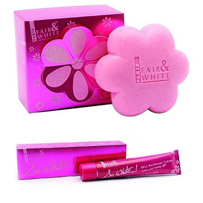 Fair &amp; White So White Lait Skin Perfector + Gel + Serum Fair &amp; White So White