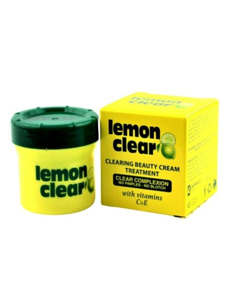 Lemon Clear Clearing Beauty Cream Treatment with Vitamins C &amp; E. 30ml Lemon clear
