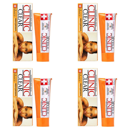 Clinic Clear Body Tube Cream 1.76 oz / 50 g (4 PACK) Clinic Clear