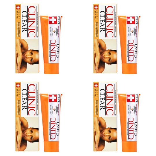 Clinic Clear Body Tube Cream 1.76 oz / 50 g (4 PACK) Clinic Clear