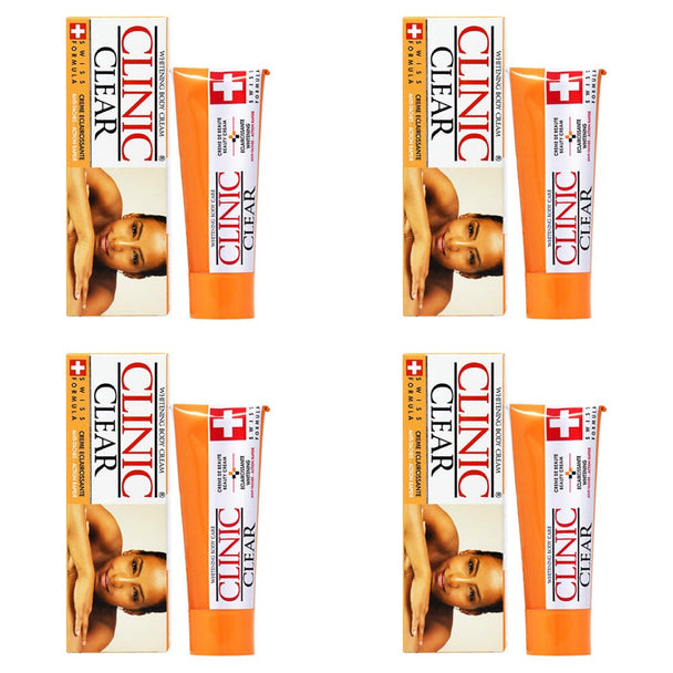Clinic Clear Body Tube Cream 1.76 oz / 50 g (4 PACK) Clinic Clear