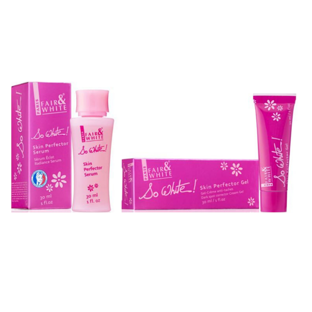 Fair &amp; White So White Skin Perfector Brightening Serum + Lightening Gel Fair &amp; White So White