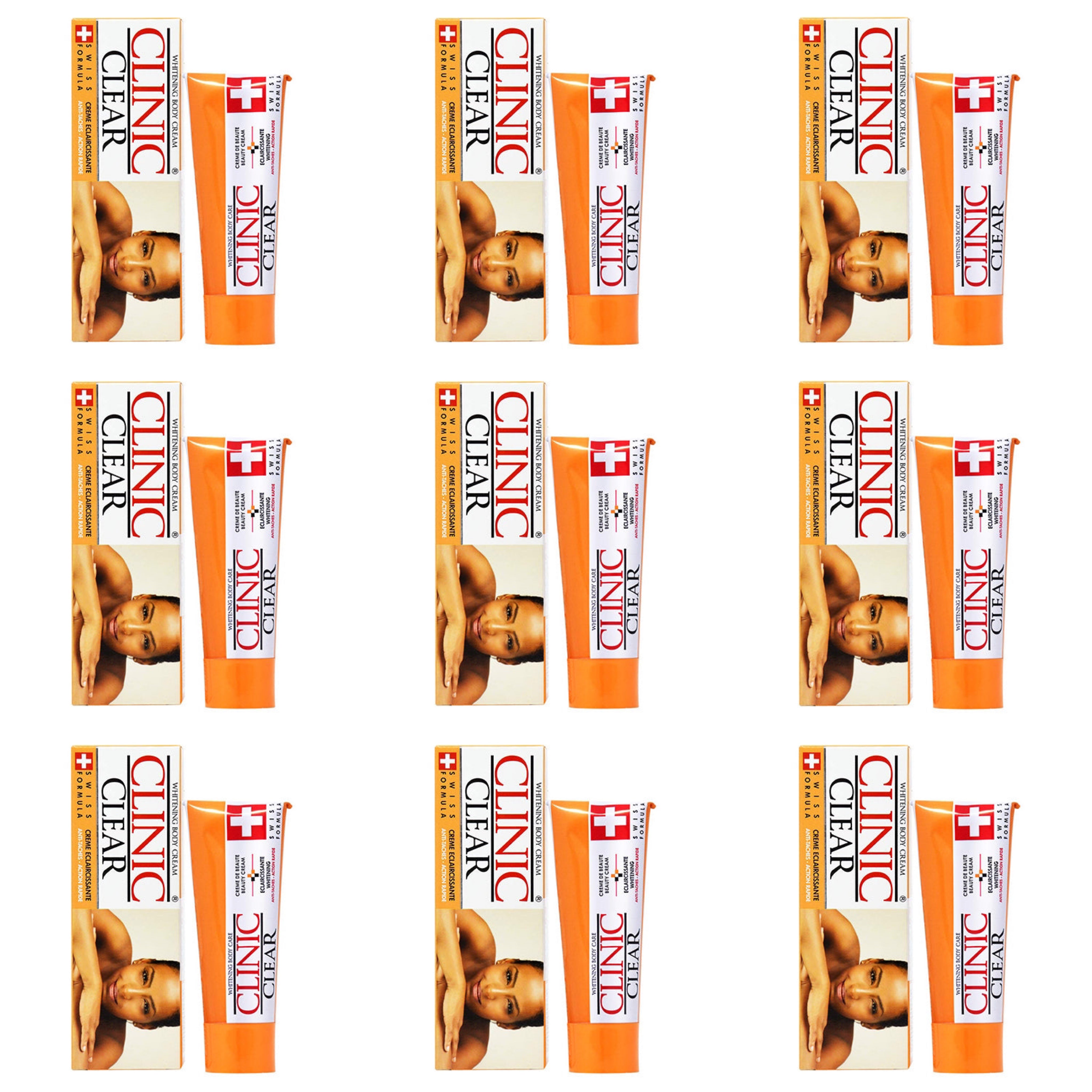 Clinic Clear Body Tube Cream 1.76 oz / 50 g (10 PACK) Clinic Clear