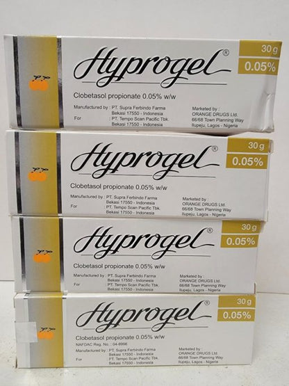 Hypprogel(BODE)Body Tube Cream 1.5 oz / 40 g x3 HYPPROGEL