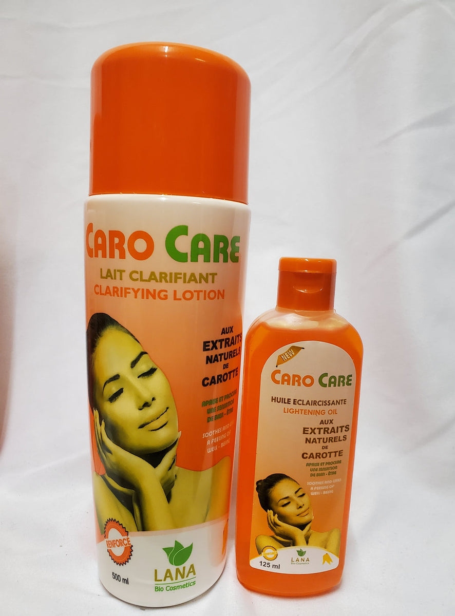 CARO CARE LIGHENING BODY LOTION + OIL Kismet Beauty Brands
