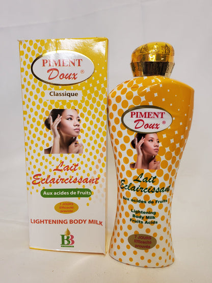 Piment Doux Lighening Body Milk + Serum + Soap PIMENT DOUX