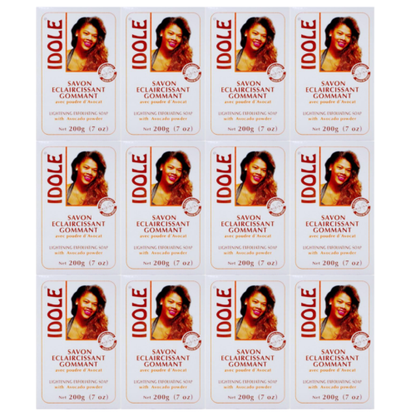 Idole Lightening Exfoliating Soap (Lady Face/White ground) 7 oz / 200 gr idole