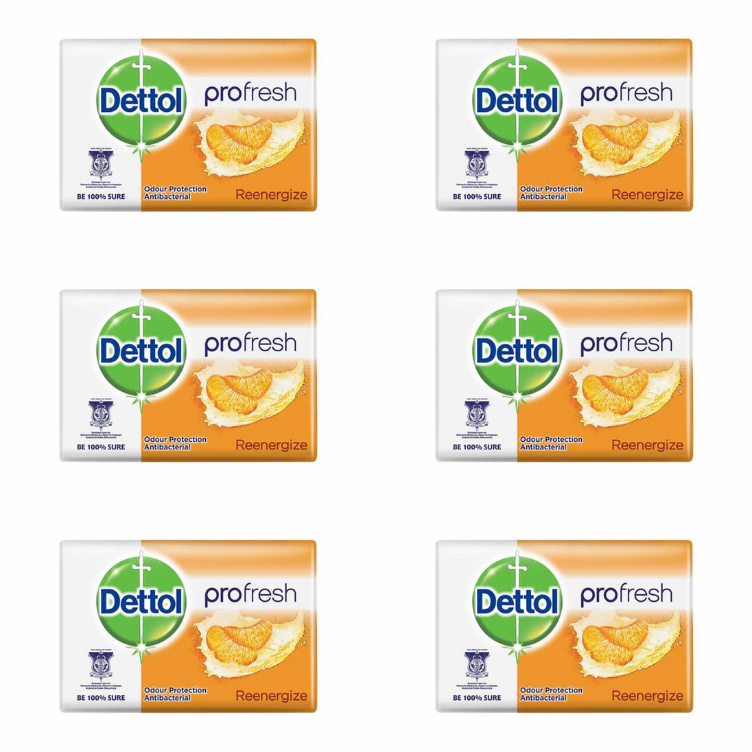 Dettol Anti-Bacterial Bar Soap, Fresh, 105 Gr / 3.7 Oz (12 Pack) Dettol