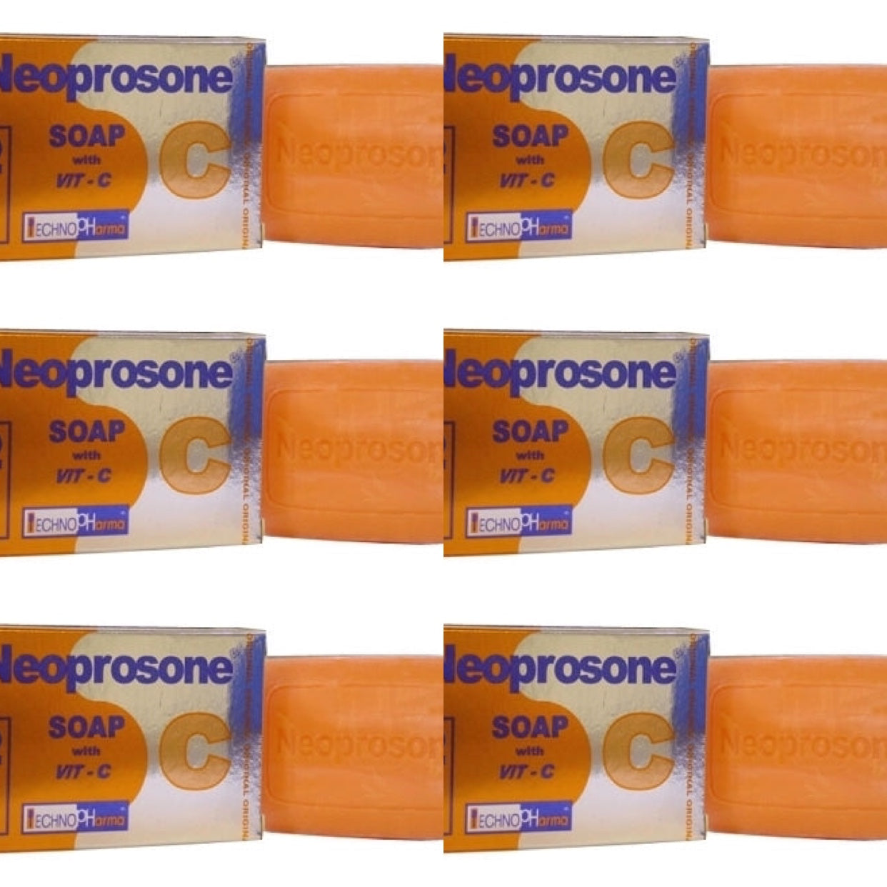 Neoprosone Vit C Soap 7 oz / 200 g (6 PACK) neoprosone