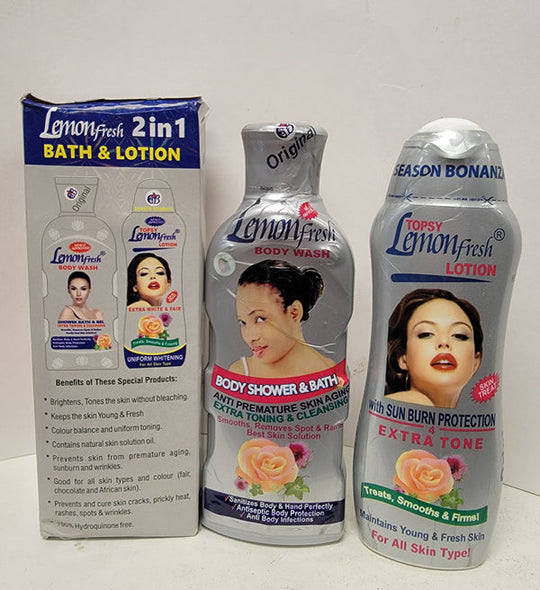 Topsy Lemon Fresh 2 in 1 Lotion & Batht Topsy LemonFresh