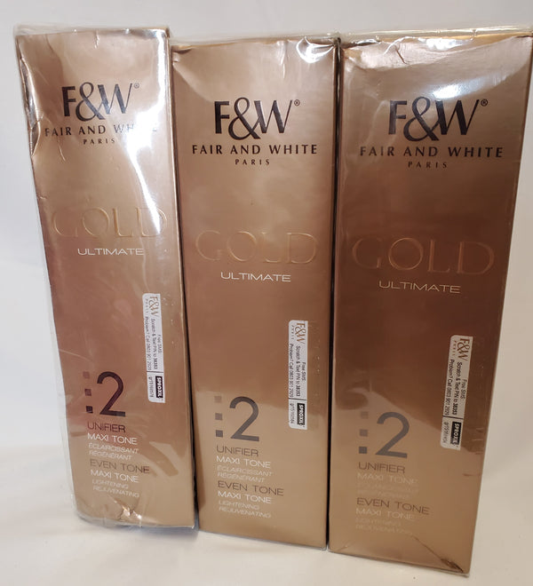 Fair & White Gold 2 Maxi Tone Body Lotion - Rejuvenates Skin - 350ml / 11.8 fl oz Fair & White Gold