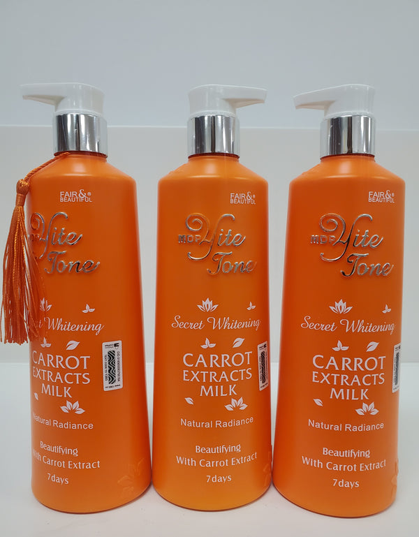 YITE TONE SECRET WHITENING CARROT EXTRACT BODY MILK YITE TONE SECRET
