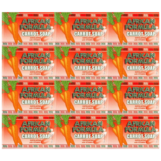 African Formular Carrot Soap 3 oz / 85 g (6 PACK) African Formula