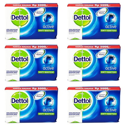 Dettol Anti-bacterial Bar Soap Active - (12 Pack) Dettol