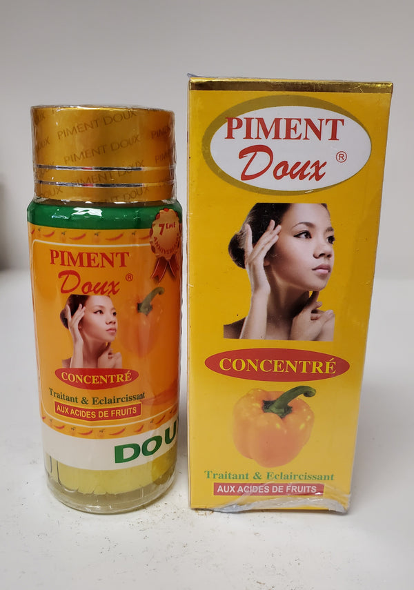 PIMENT DOUX CONCENTRATED EXTRA WHITENING MILK + SOAP +2 SERUM +DARK SPOT REMOVER FACE CREAM + TUBE CREAM 6 PIC SET PIMENT DOUX