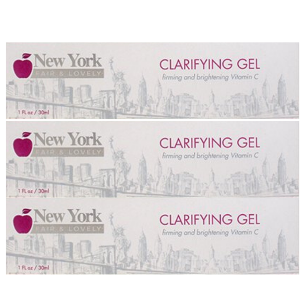New York Fair &amp; Lovely Brightening Gel 1oz (Pack of 3) New York fair and lovely