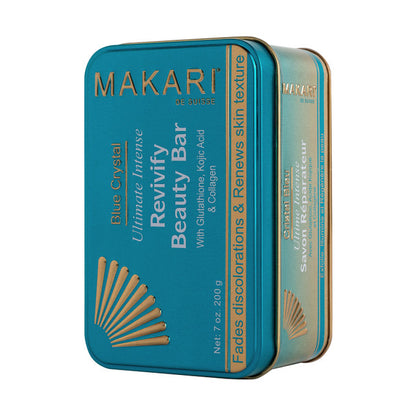 Makari BLUE CRYSTAL Revivify Beauty Bar Soap 7 oz / 200gr Makari