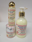 Golden face body cream + serum +face cream 3pic set GOLDEN FACE
