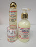 Golden face body cream + serum +face cream 3pic set GOLDEN FACE