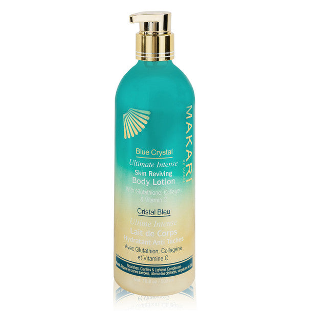 Makari BLUE CRYSTAL Skin Reviving Body Lotion 16.8 oz / 500 ml Makari