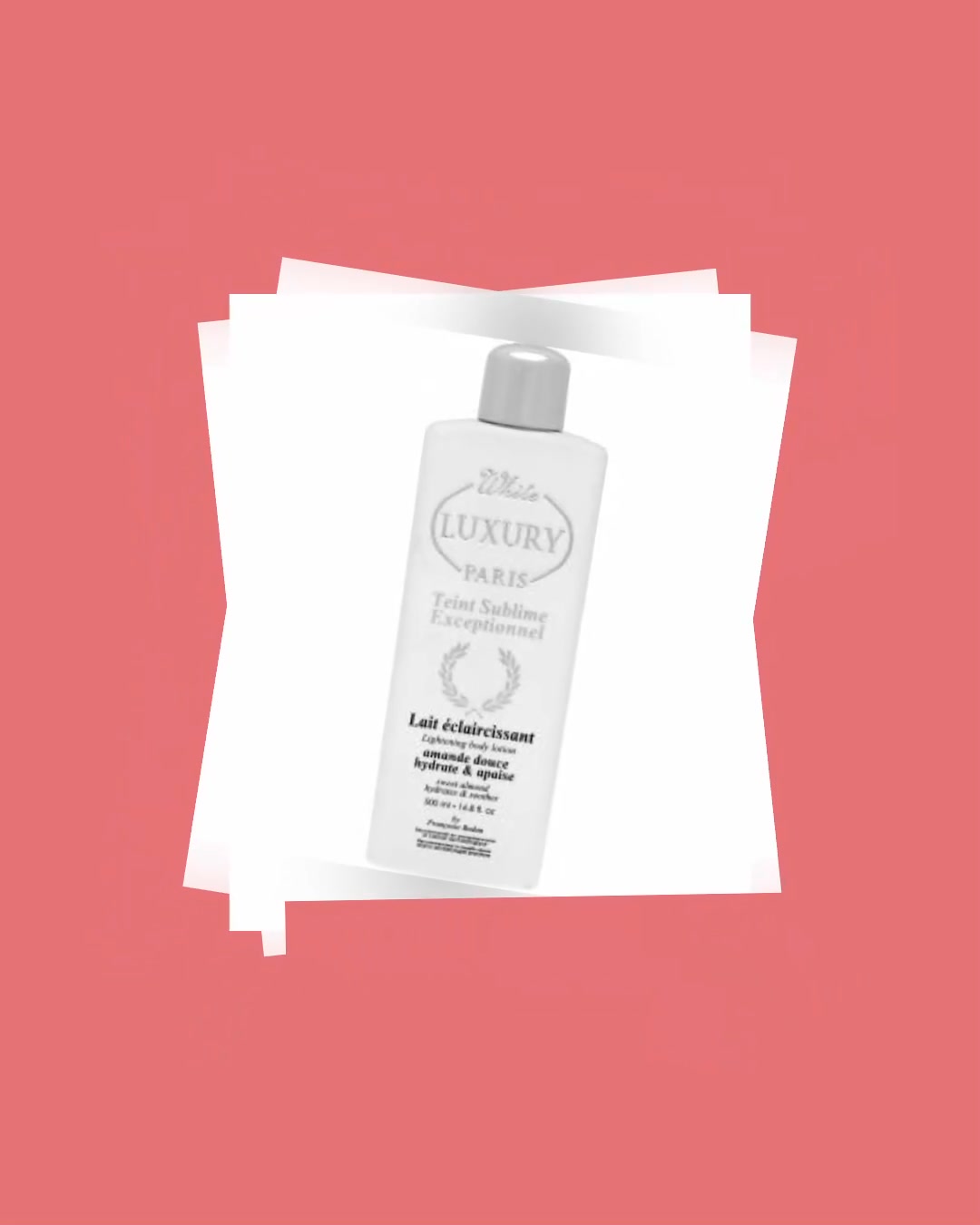 White Luxury Exceptionnel Almond Body Lotion 16.8 oz /500ml