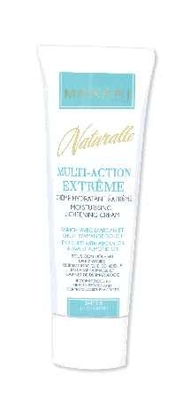 Makari Multi-Action Moisturising Lightening Tube Cream with Argan Oil&amp;Sweet Almond Oil SPF 15 1.7oz/50ml Makari