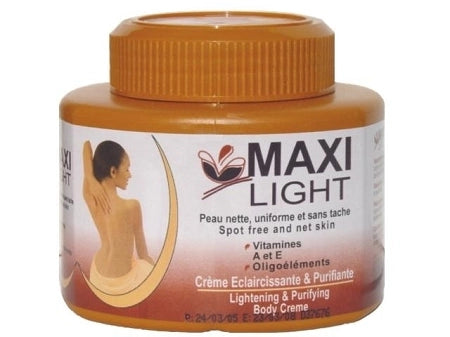 Maxi Light Lightening &amp; Purifying Body Jar Cream 10.9 oz / 325 ml Maxilight