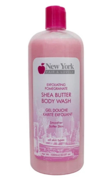 New York Fair &amp; Lovely Lightening Pomegranate Shea Butter Body Wash 33.81 oz New York fair and lovely