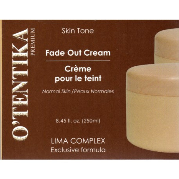 O'tentika Skin Tone Fade Out Cream Brown Jar 8.45 oz O'TENTIKA