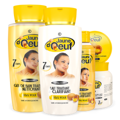 JAUNE D OUEF EGG YORK 7ADAYS EXTRA FORT CLARIFIANT BODY LOTION Jaune D'Oeuf