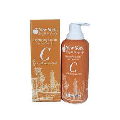 New York Bright &amp; Lovely Lightening Lotion Vitamin C 13.5 Oz / 400 Ml New York fair and lovely