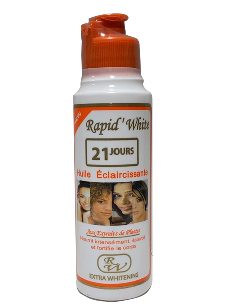 Rapid White 21JOURS Extra Whitening Liquid Body Lotion 4.5oz/125ml Rapid White